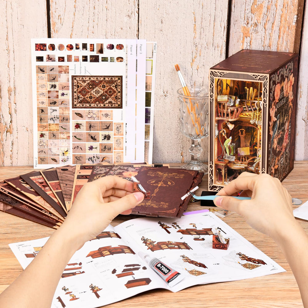 MiniCity Book Nook gift idea for teens and adults who love art.