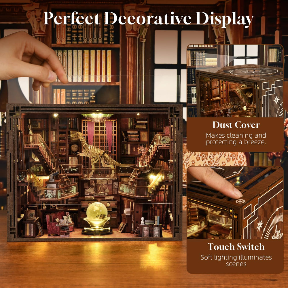 MiniCity Book Nook Kit enables satisfying DIY assembly for creativity and focus.