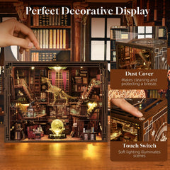 MiniCity Book Nook Kit enables satisfying DIY assembly for creativity and focus.