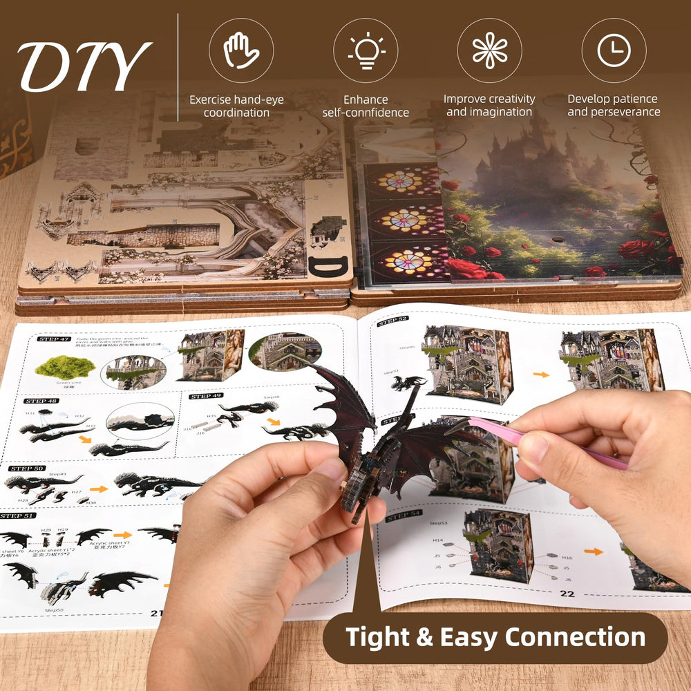 MiniCity Book Nook Kit thoughtful gift for art lovers and crafters.