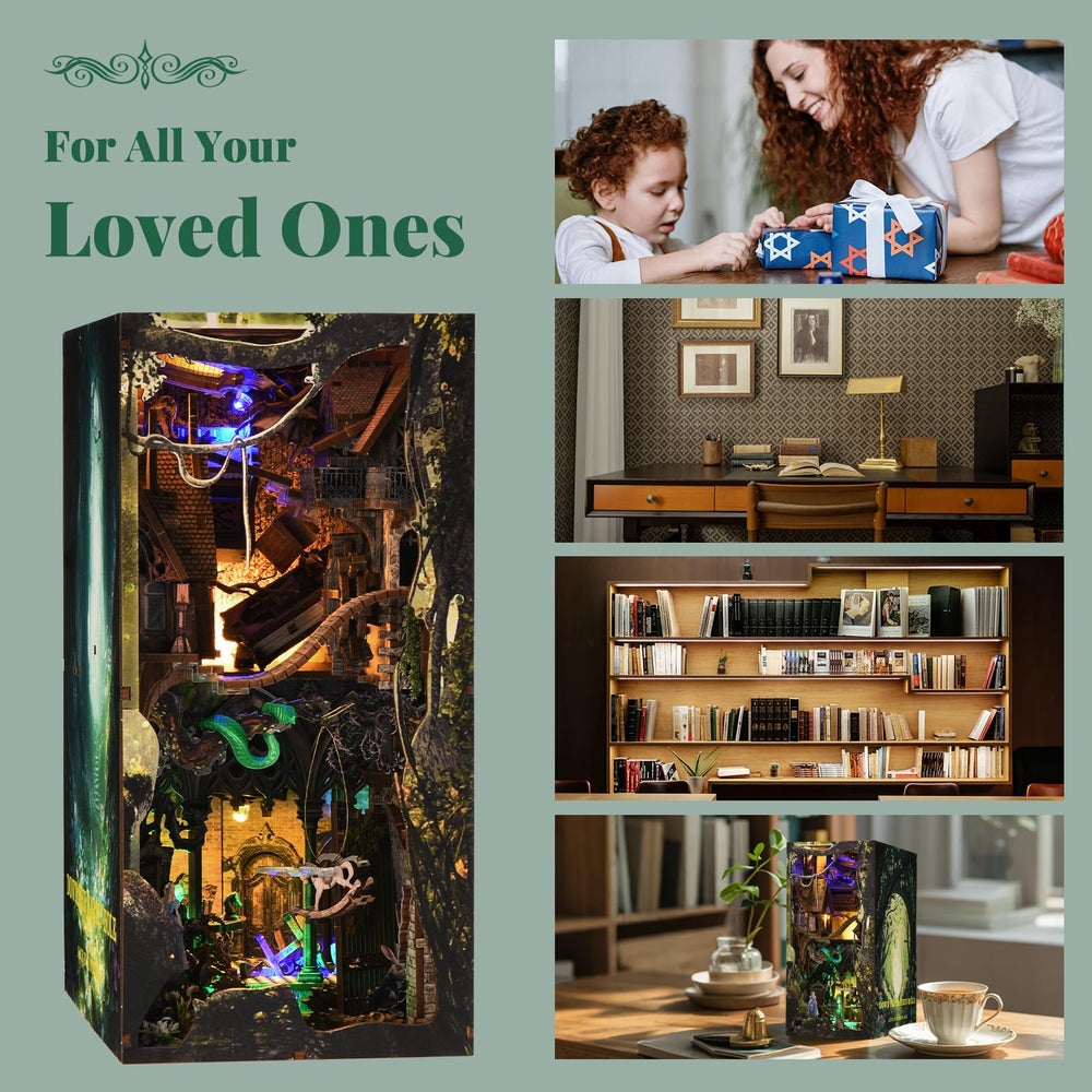 MiniCity Book Nook private library display sparks storytelling moments.