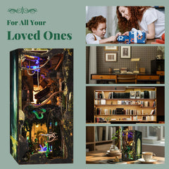 MiniCity Book Nook private library display sparks storytelling moments.