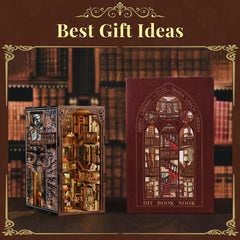 MiniCity Book Nook premium wood texture close-up.