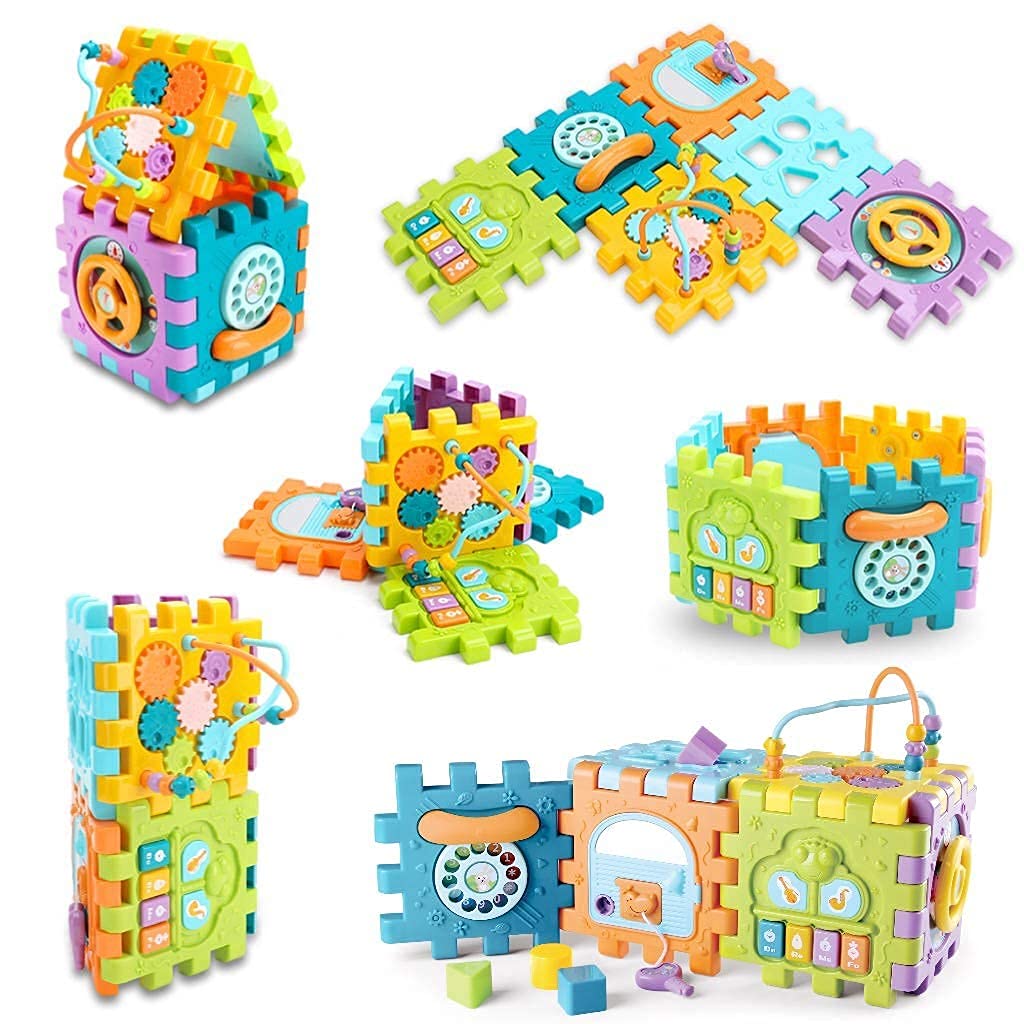 MiniFAIRY activity cube dial phone adds interactive storytelling and fine motor practice.