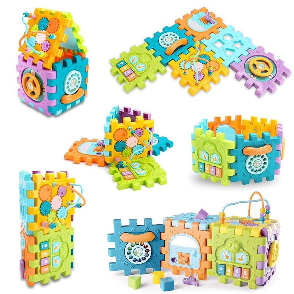 MiniFAIRY activity cube dial phone adds interactive storytelling and fine motor practice.