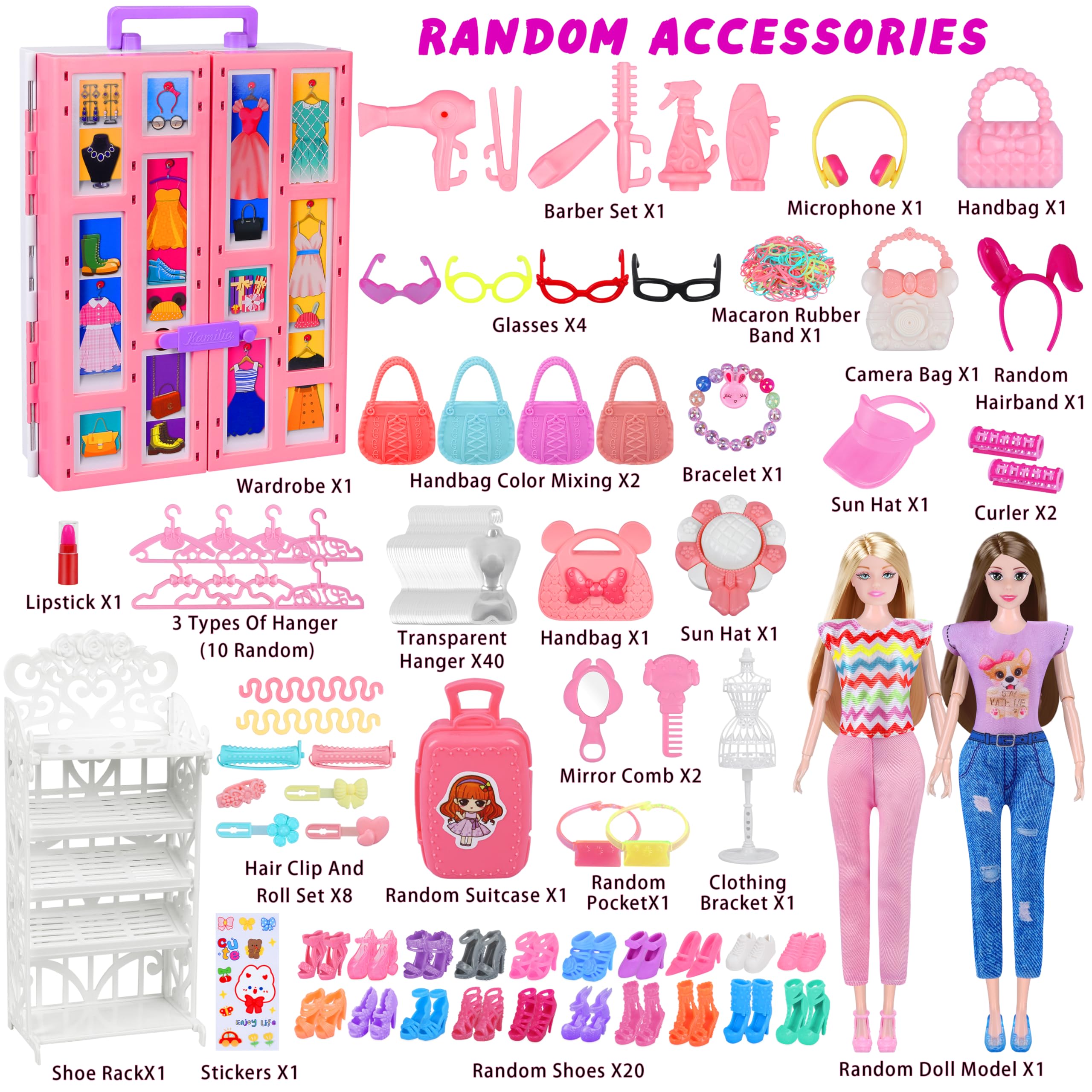 MINIFUN accessories set sparks pretend styling and storytelling