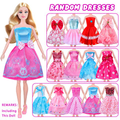 MINIFUN doll fashion accessories set with chic items for stylish pretend looks.