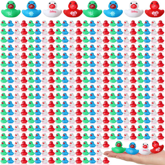 MiniInflat Christmas ducks in four styles offer festive decor and party fun.