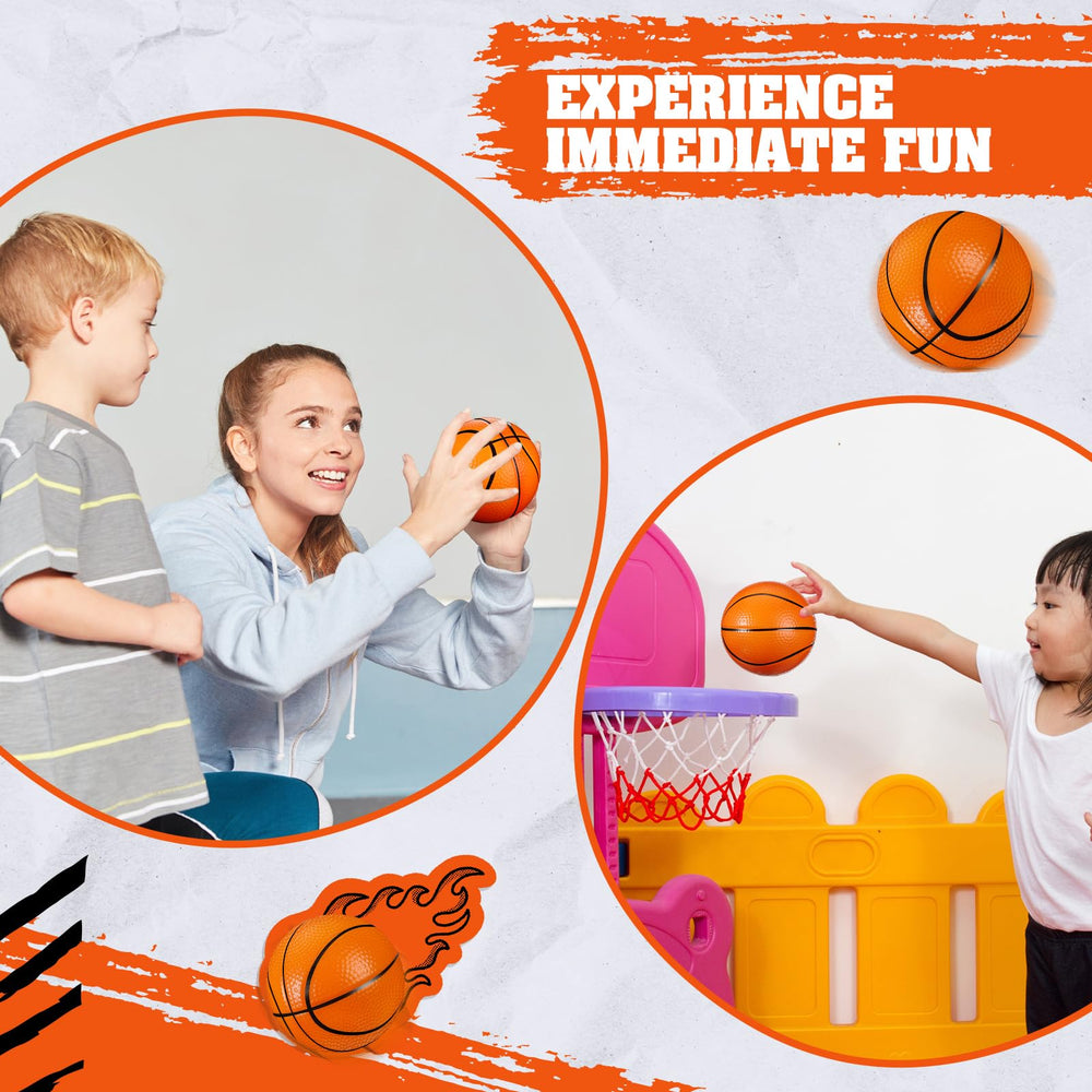 MiniInflat foam basketballs ready to use straight from the package