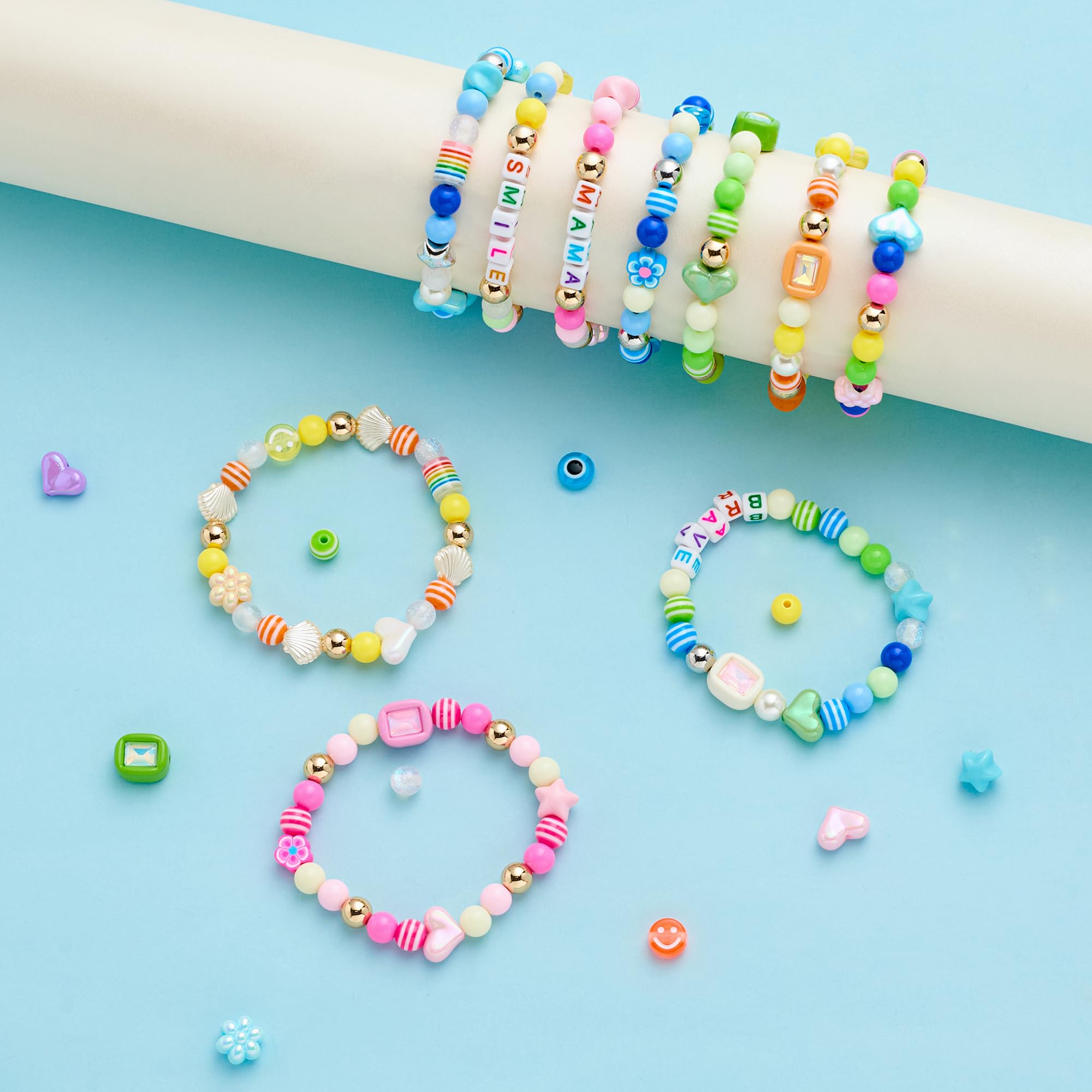 MINIMISSMIANYC design dozens of bracelets for personal wear and gifting.