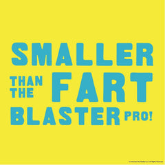 Minions mini fart blaster held in hand showing compact scale and portability