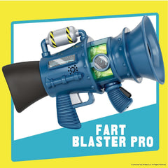 Minions mini fart blaster playing sounds near laughing kids to spark fun
