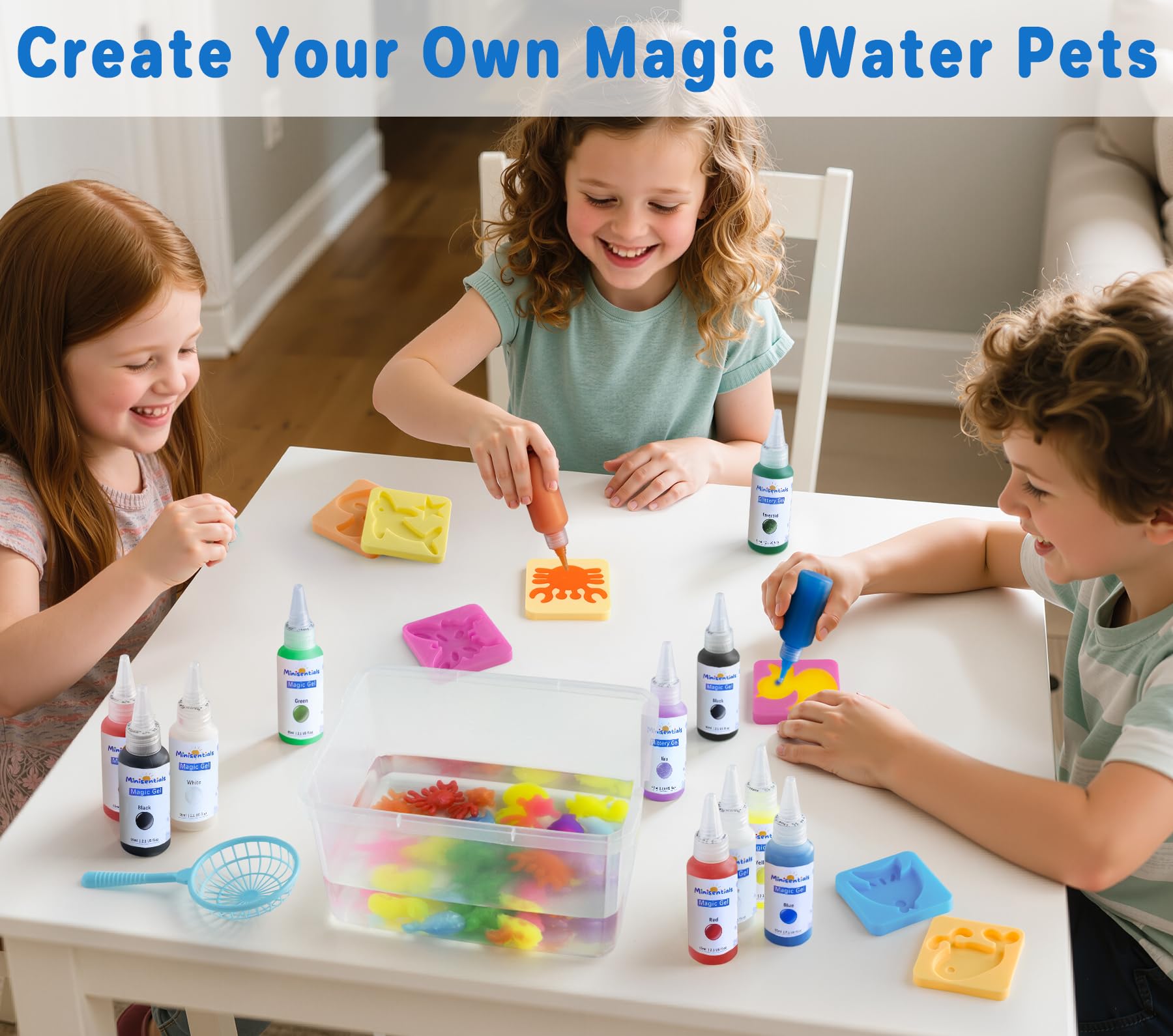MINISENTIALS 20-colors magic gel bottles offer vibrant color options