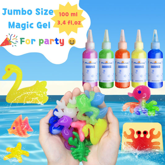 MINISENTIALS Magic Water Elf gels collection with pure and sparkling colors.