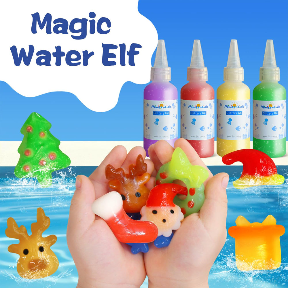 MINISENTIALS Magic Water Elf Kit colors array sparks imaginative crafting sessions.