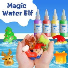MINISENTIALS Magic Water Elf Kit colors array sparks imaginative crafting sessions.