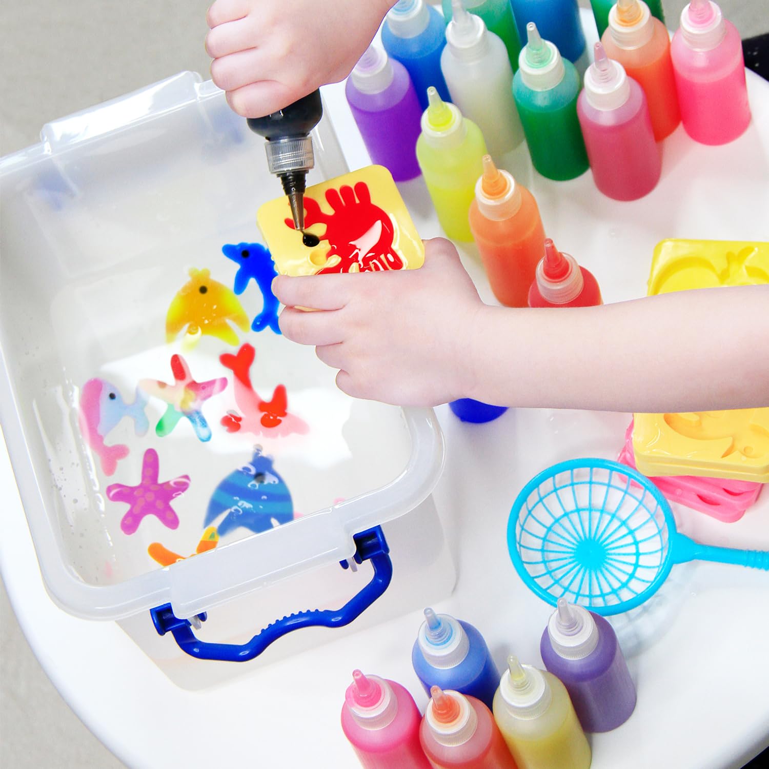 Seaweed-derived gel and food-grade powder ensure safe play