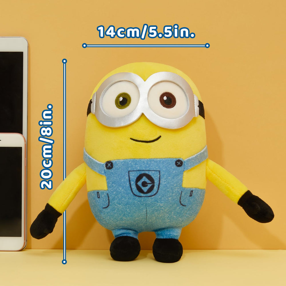 MINISO Bob Minions plush, ultra-soft fabric ideal for naps and bedtime.
