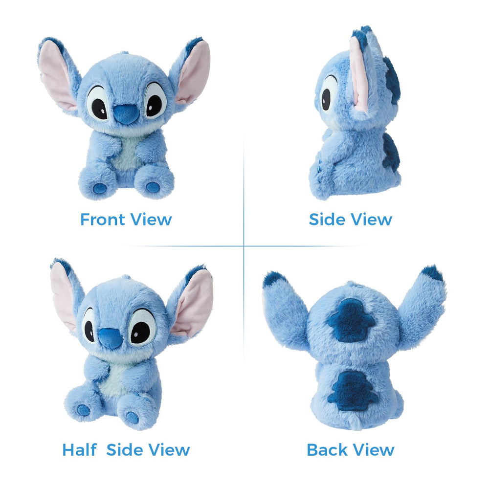 MINISO Disney Lilo & Stitch 9-inch cuddle buddy for travel.