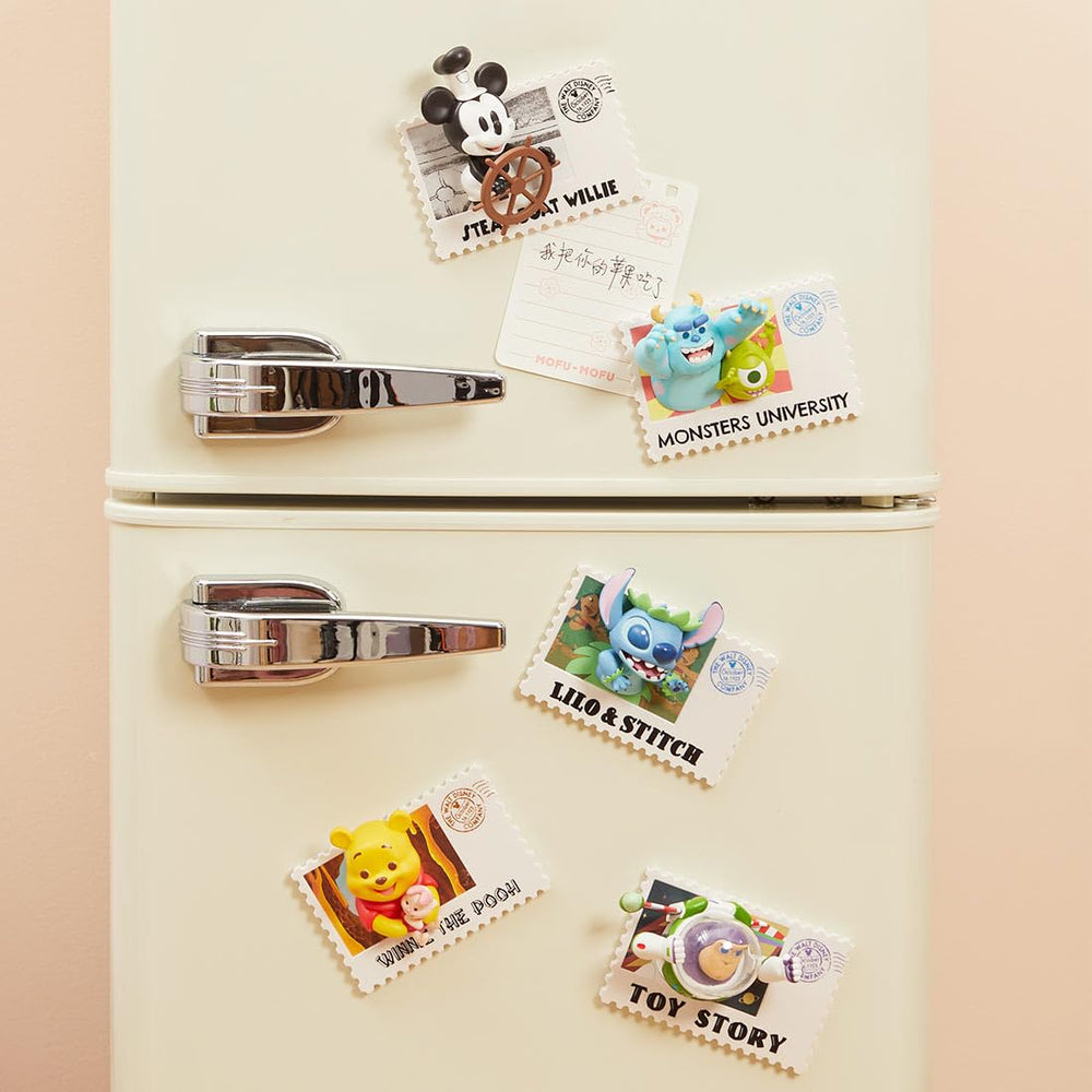 MINISO Disney Pooh retro stamp box unboxing, perfect for exciting display moments.