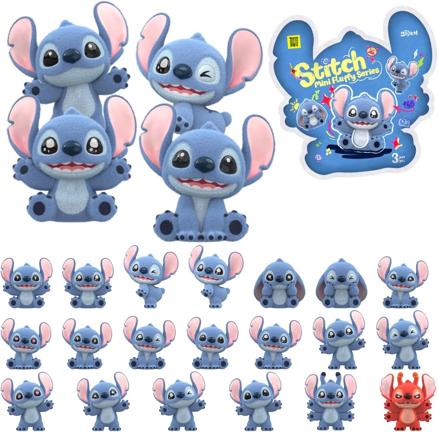 MINISO Disney Stitch blind box figures set for desk display