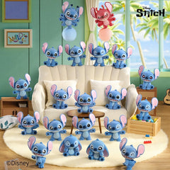 MINISO Disney Stitch trio display figures with expressive moods