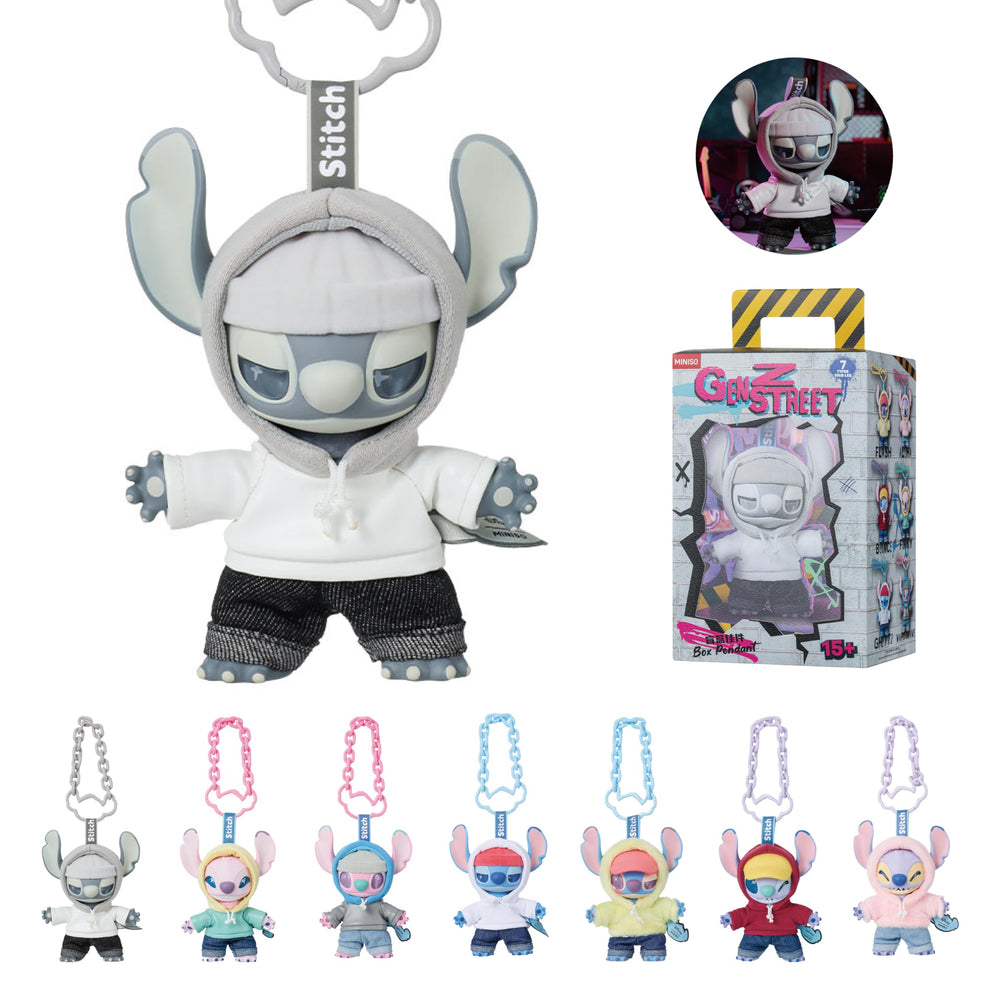 MINISO GenZ Street pendant doubles as cute desk decor or bag charm.