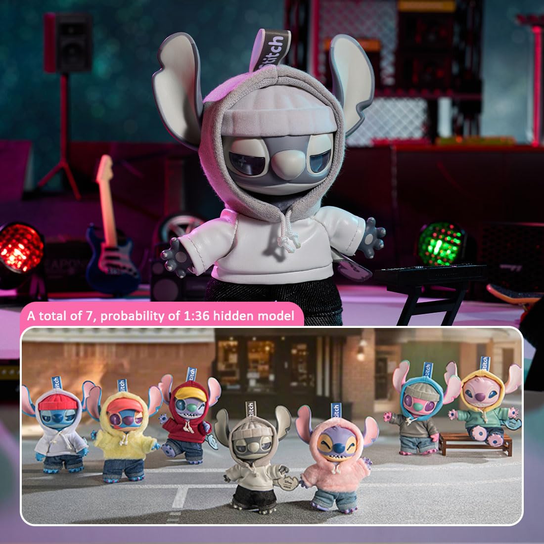 MINISO Stitch figure exudes nostalgic retro Disney charm for fans.