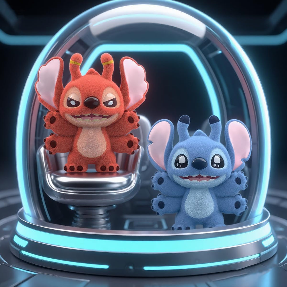 MINISO Disney Stitch tiny figures for cozy shelf setups