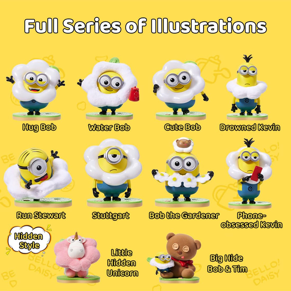 MINISO Minions Flower Garden figure unveiled from a mystery box inspires giftable moments.