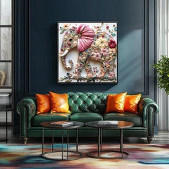 MINIWAN Elephant Jigsaw Puzzle gift box image, ready for gifting and display.