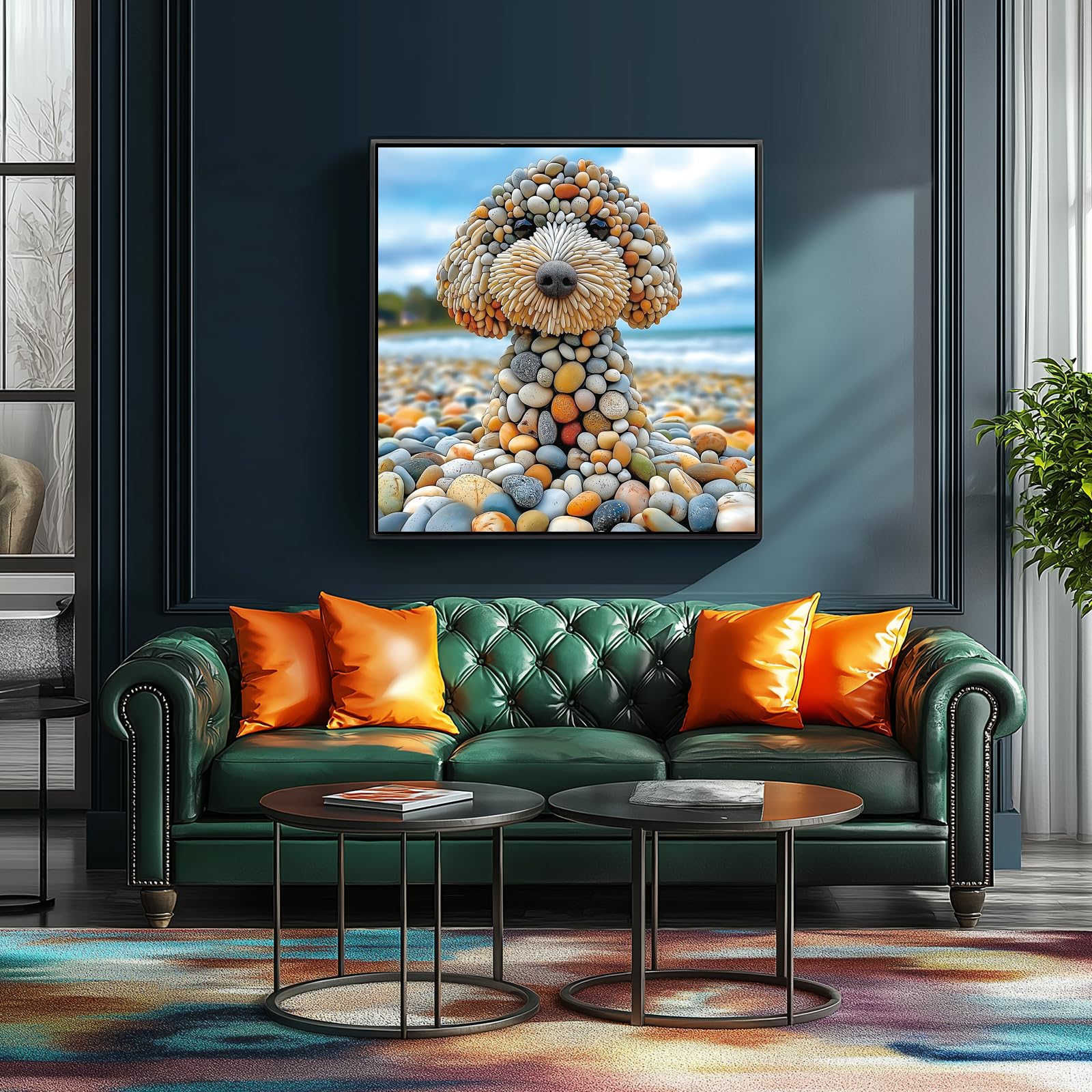 MINIWAN frame-ready display demonstrates quick setup for artful walls.