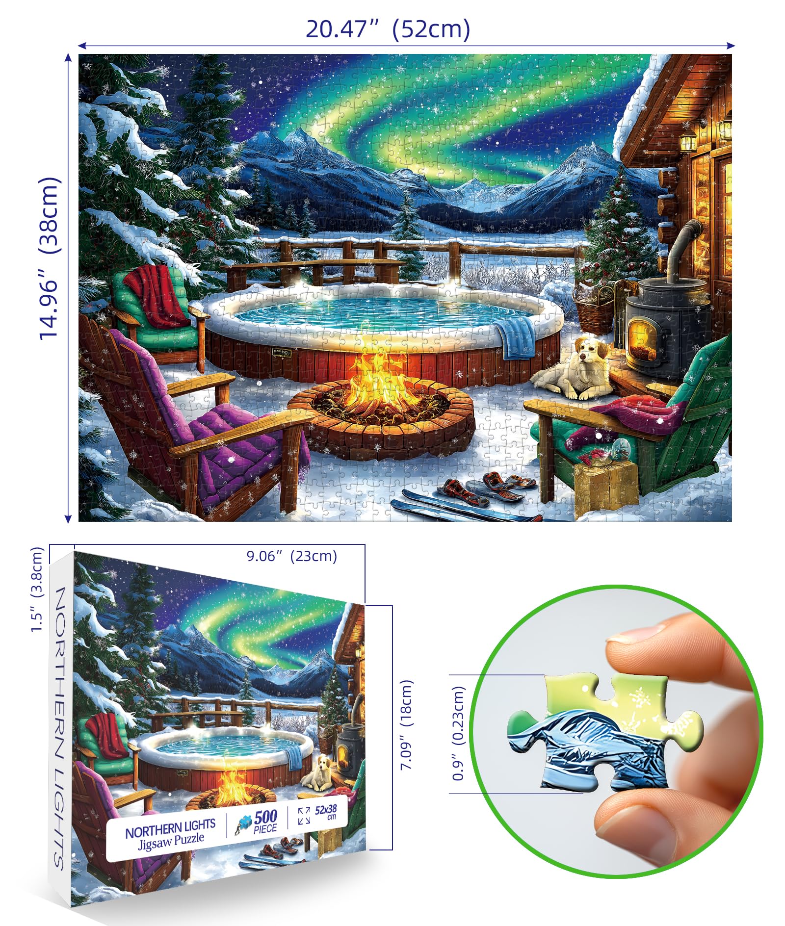MINIWAN puzzle color detail shows 12-color print for vivid scenes.