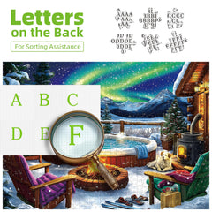 MINIWAN puzzle interlocking edges provide snug fit during assembly.