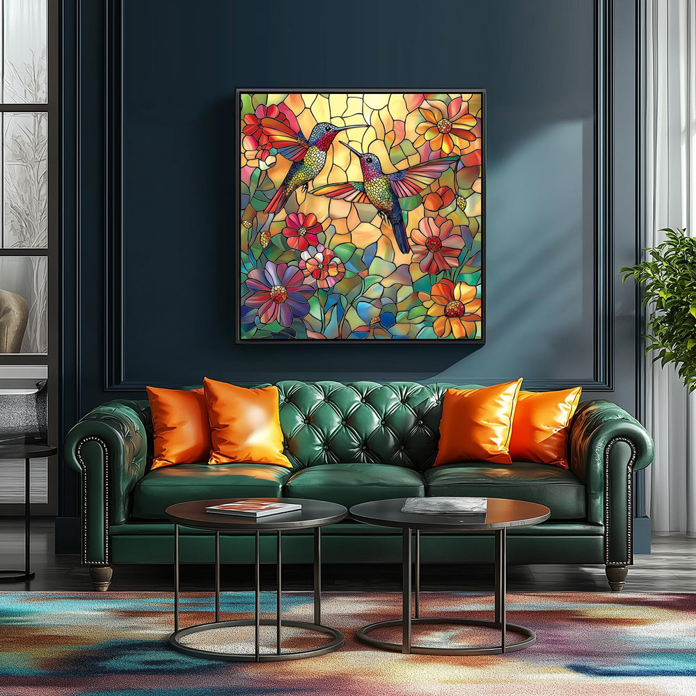 MINIWAN Hummingbird Flower puzzle built on eco-friendly thick cardboard for durability.