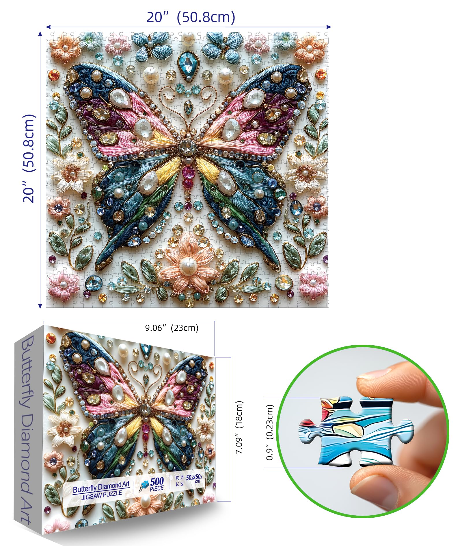 MINIWAN colorful crystal details puzzle highlights vibrant colors for engaging, mood-lifting evenings.