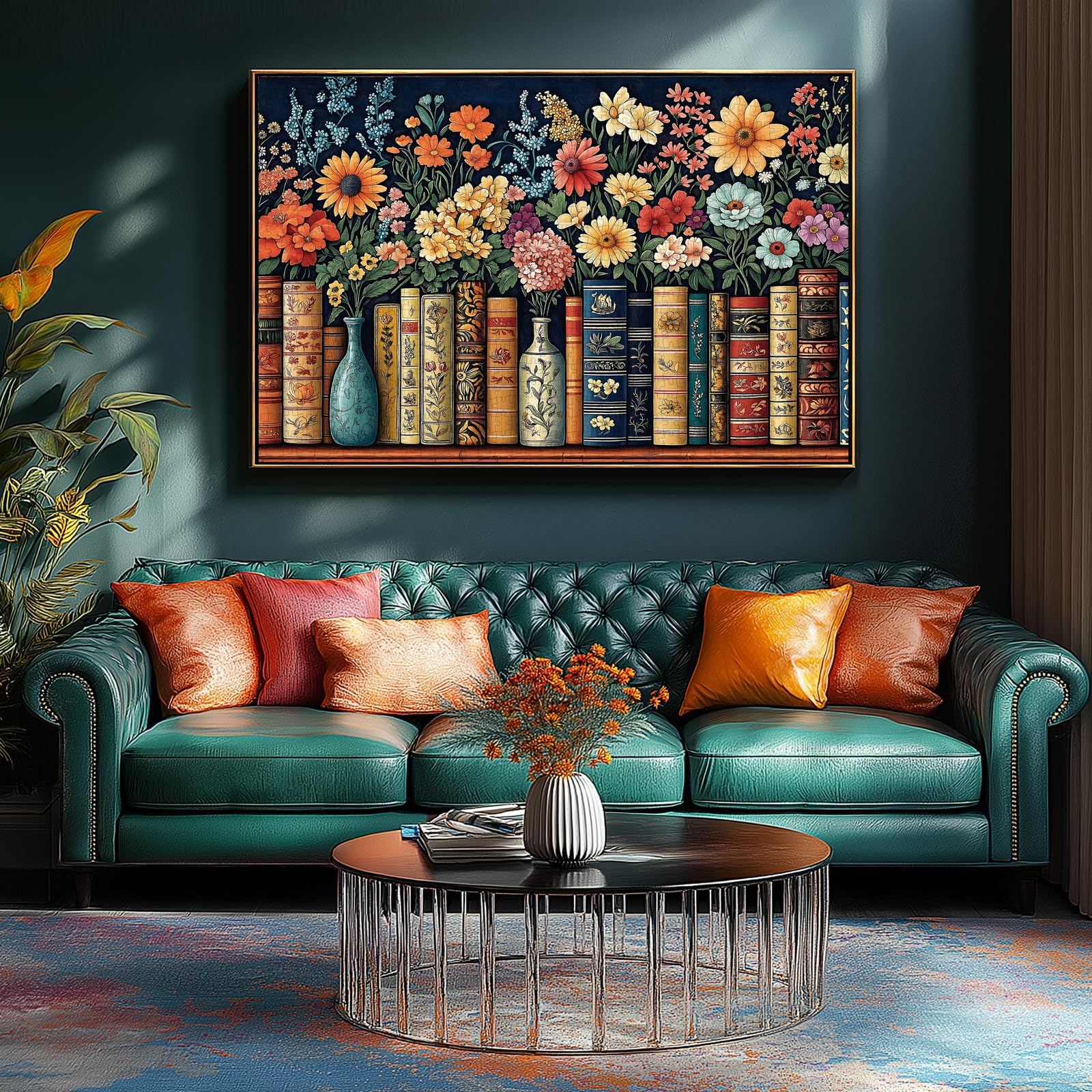 MINIWAN navy background scene with blue vases: bold contrast enhances focus during assembly.