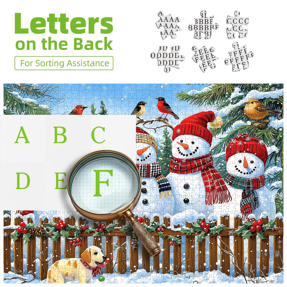 MINIWAN winter fence scene with holly berries for seasonal ambiance.