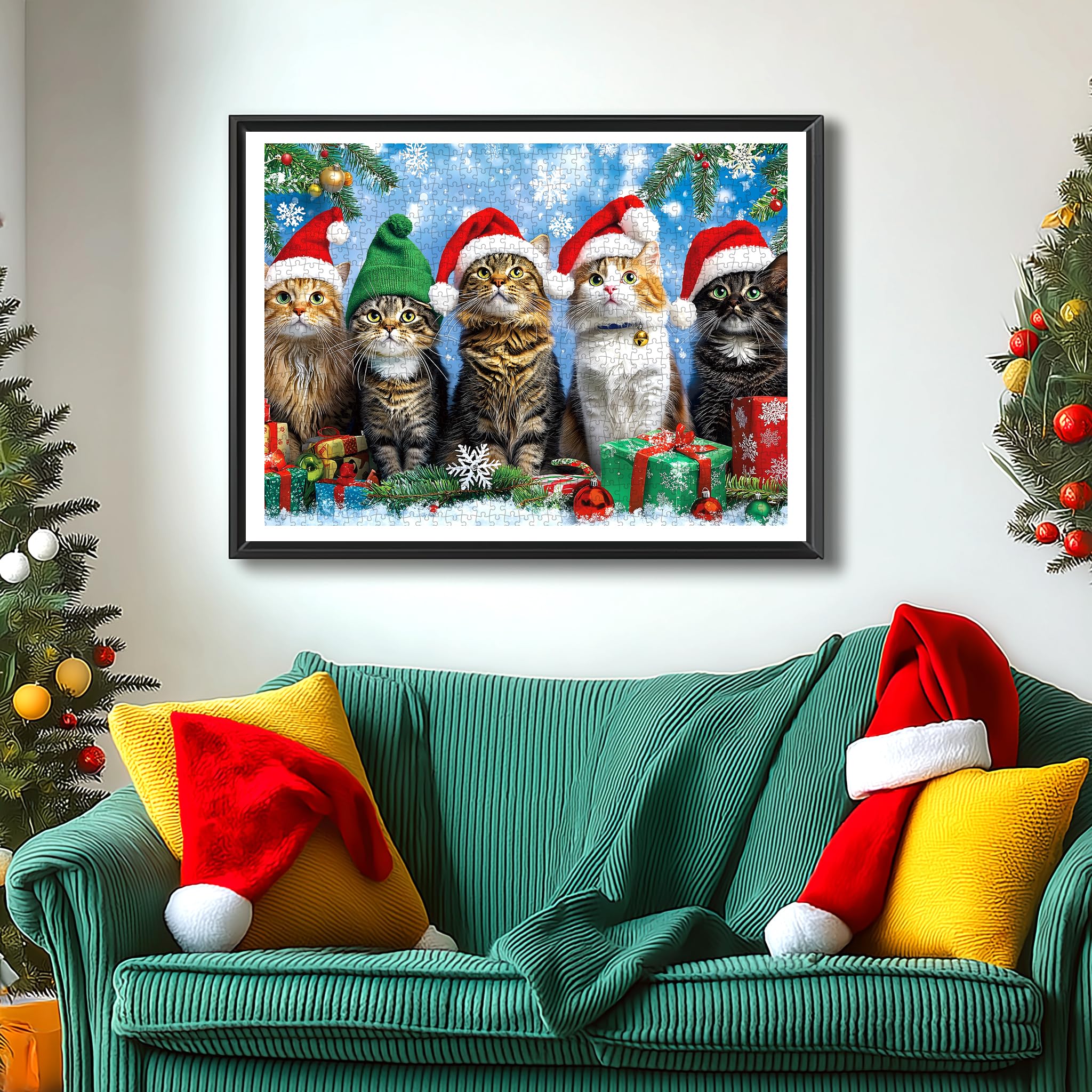 MINIWAN 23x15 inch design makes a framed holiday display perfect for decor.