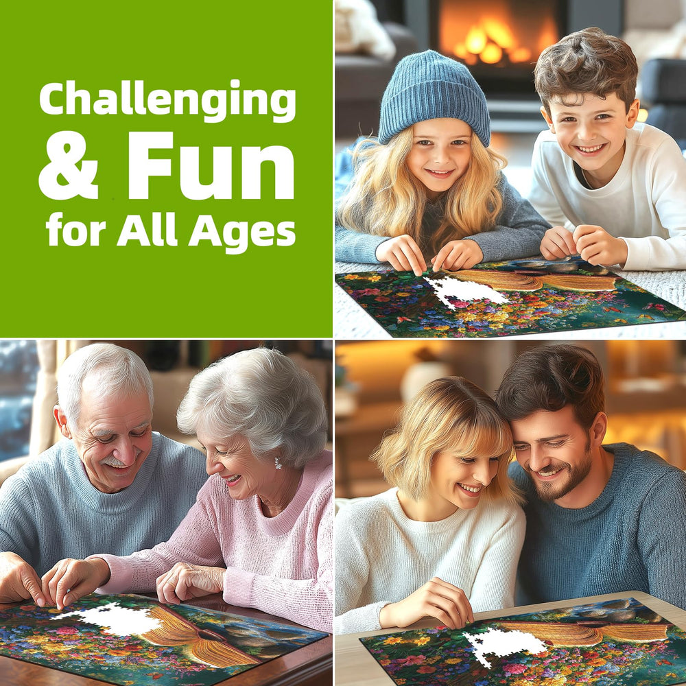 MINIWAN Completed puzzle doubles as wall art and conversation starter