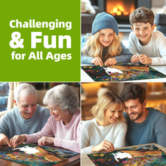 MINIWAN Completed puzzle doubles as wall art and conversation starter
