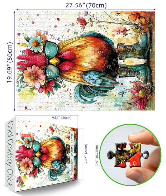 MINIWAN puzzle featuring chic chicks, ideal for family game night