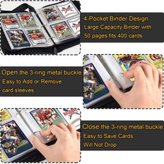 Minkeytal 50 removable sleeves keep cards pristine and dustproof