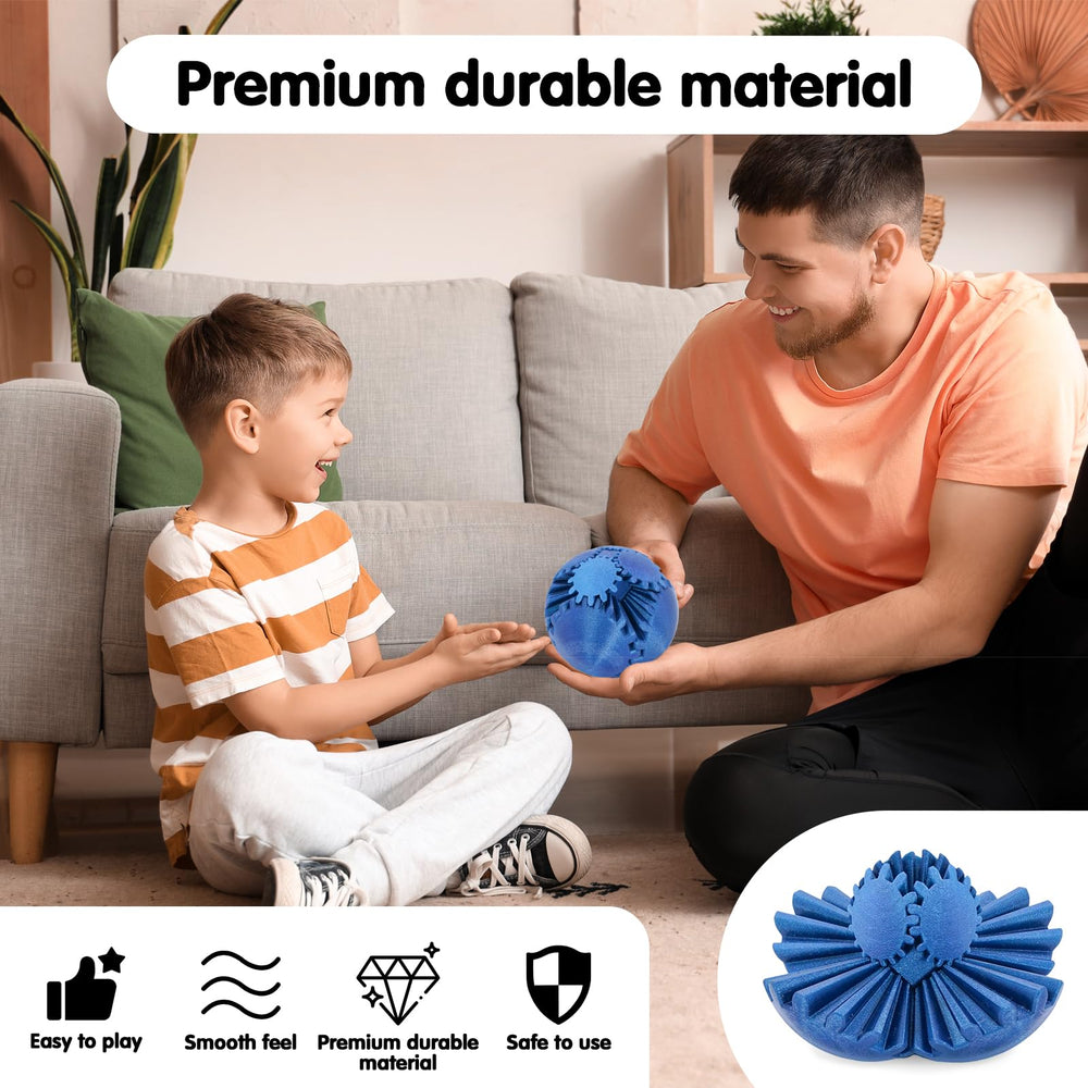 Minleway Gear Ball closeup shows textured surface for tactile feedback