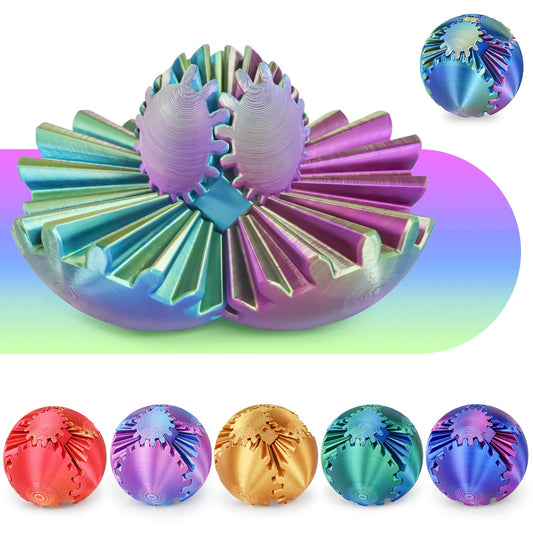 Minleway Gear Ball rotates gears for focus and calm moments.