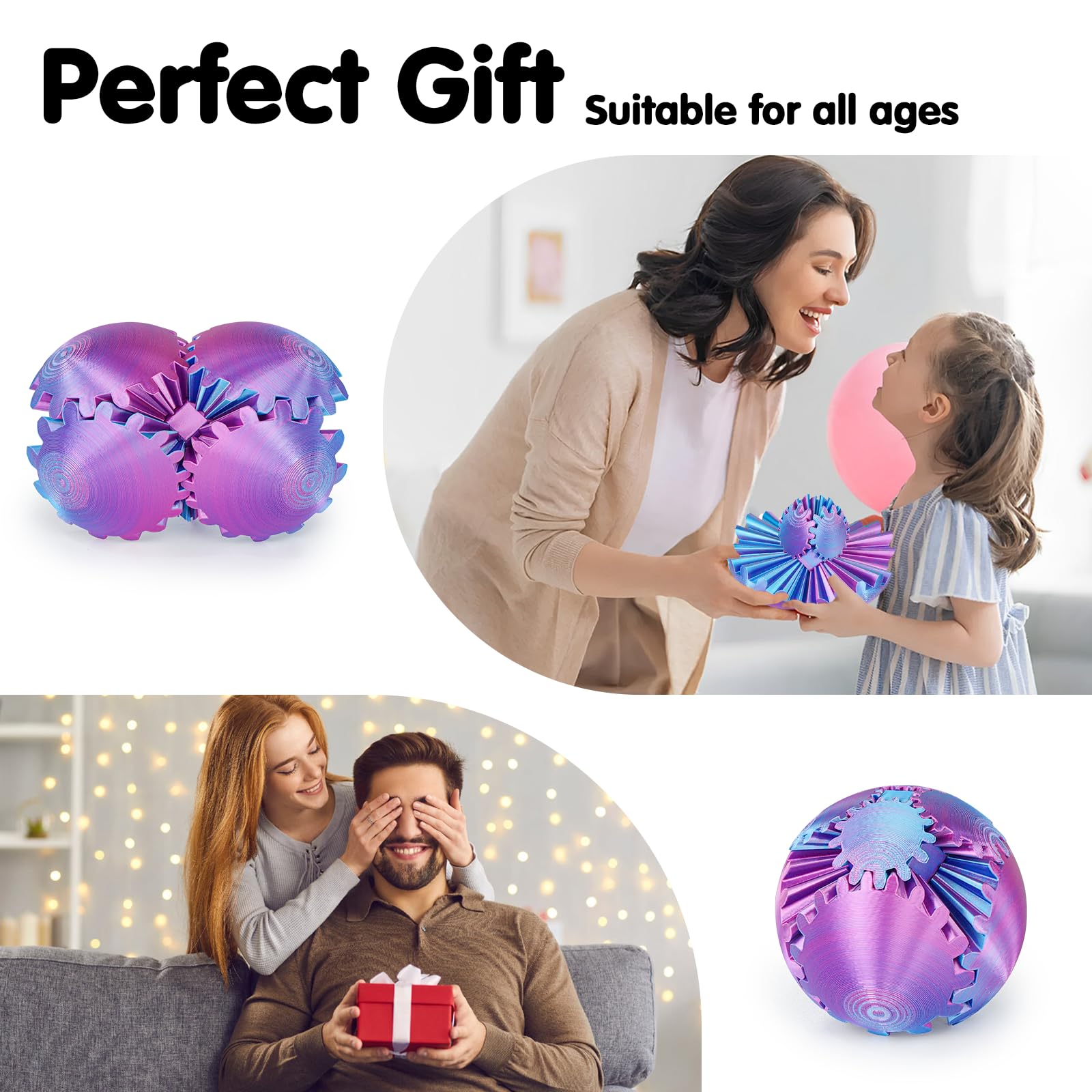 Minleway Gear Ball gift-ready packaging for thoughtful desk gifts.