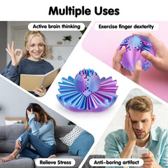 Minleway Gear Ball reveals sphere and gear layers for ergonomic play.