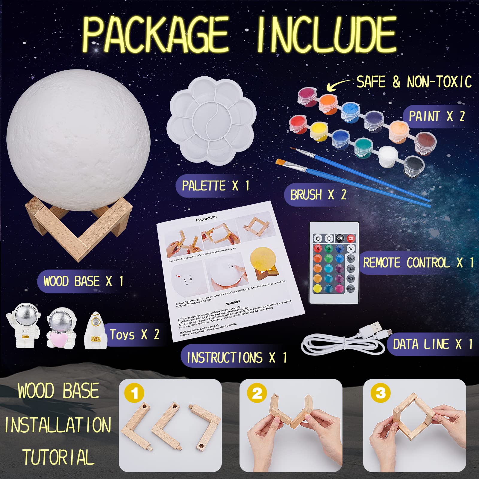 Minleway DIY spaceship models for imaginative play