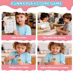 Minnot illustrated menu supports easy ordering and a guided play experience