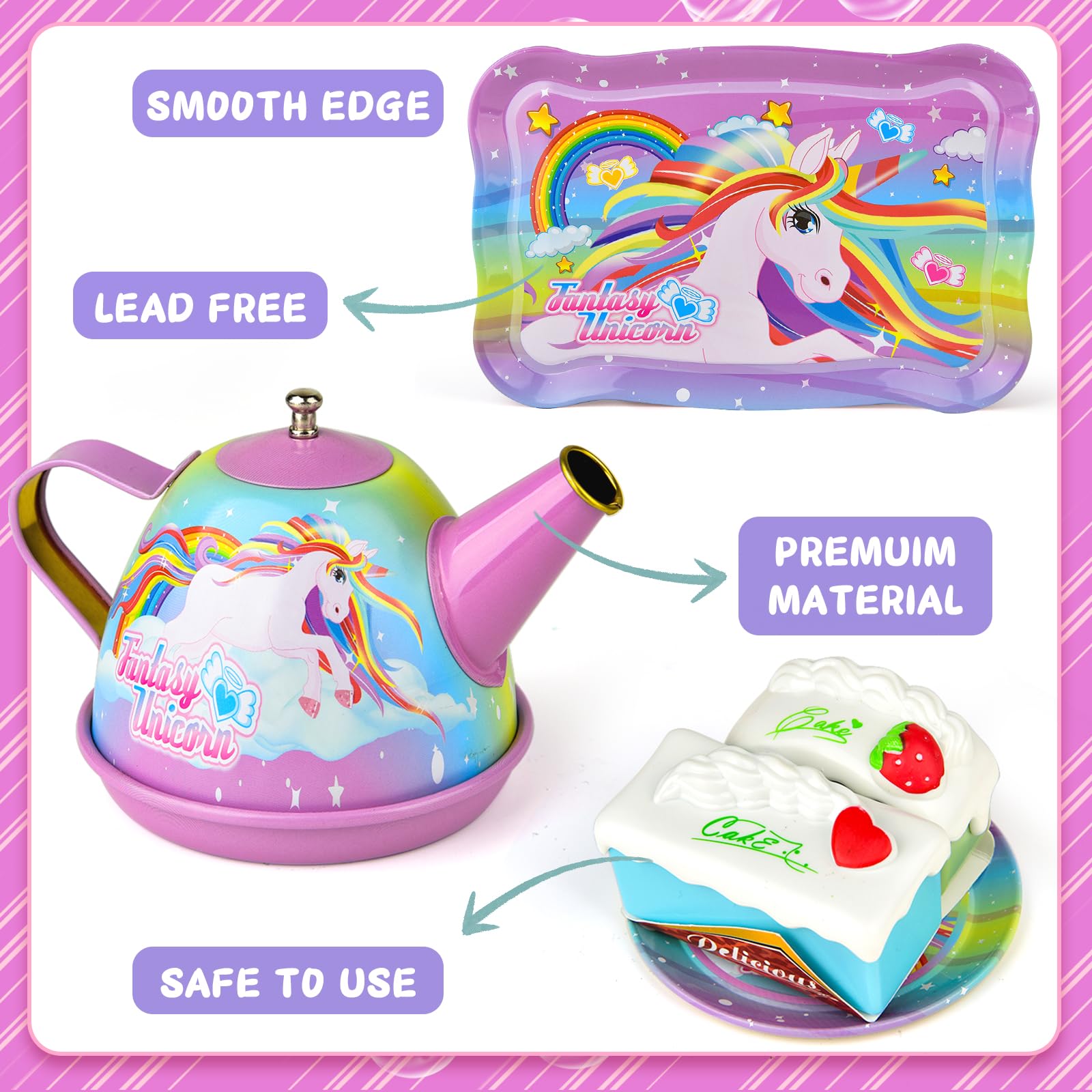 Minnot unicorn pastries with donuts inspiring imaginative baking and role-play